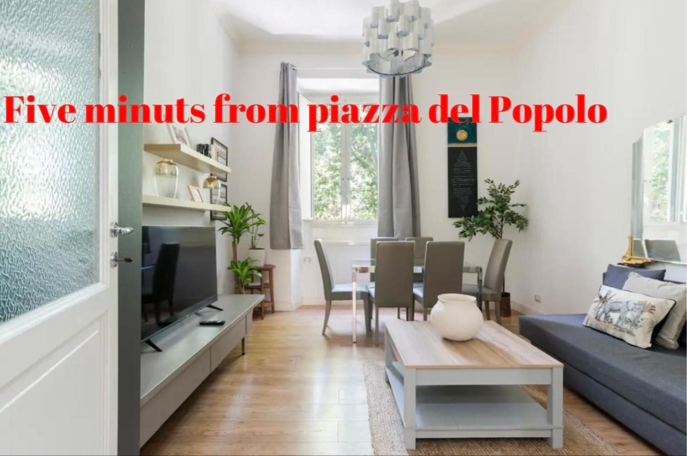 Ferienwohnung Tiber Majesty 25 Piazza Del Popolo Rom Exterior foto